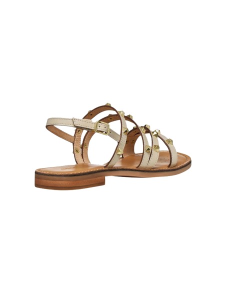 Geox D Maddalusia sandalo basso con borchie